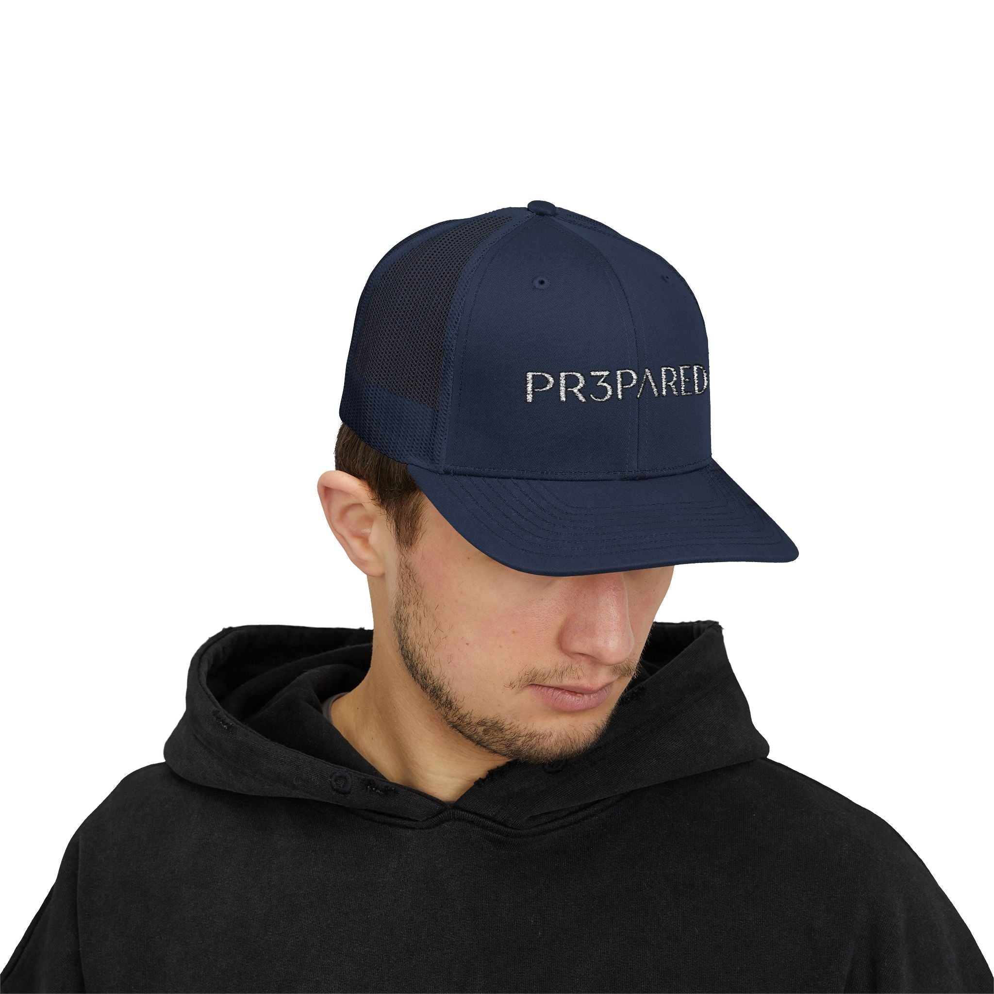 PR3PARED Trucker Embroidered Cap - Tactical Prepper Snapback Hat
