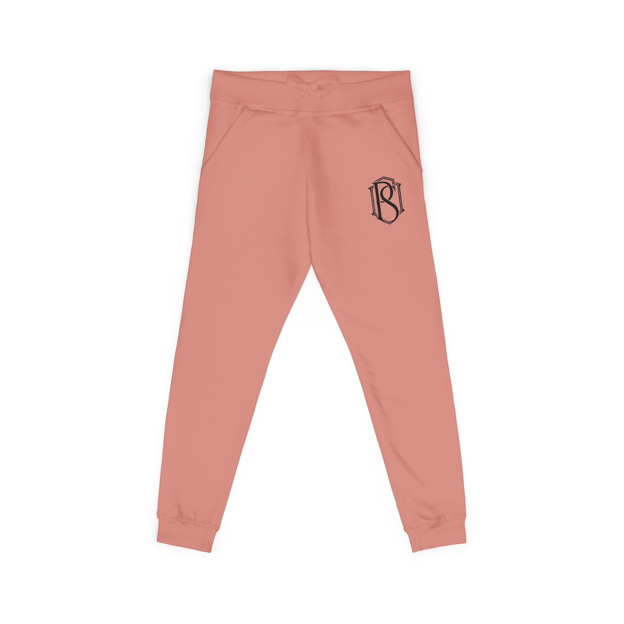 PR3PARED Embroidered Minimal Monogram Sweatpants —  Fleece Joggers