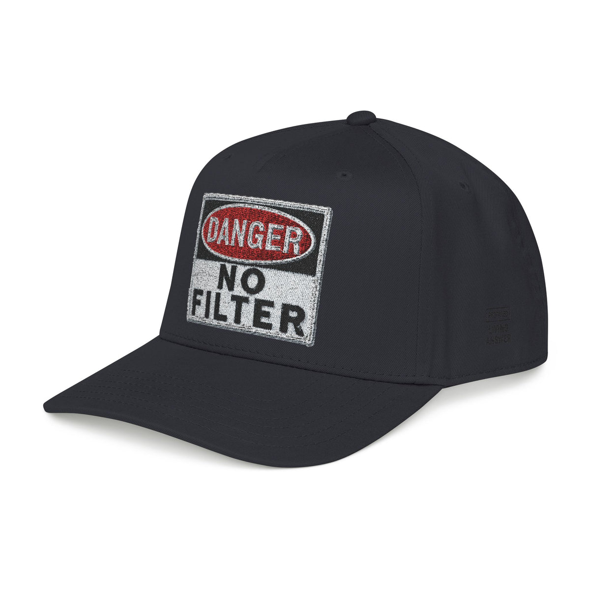 PR3PARED No Filter Baseball Cap — 'Danger' Graphic Mid Profile Hat