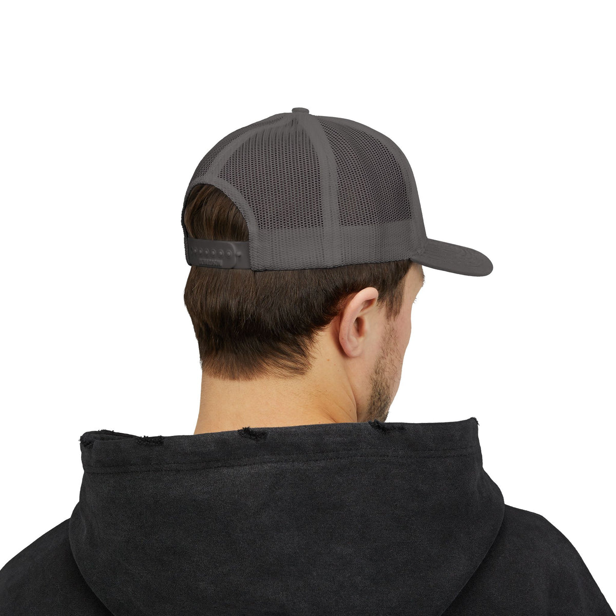 PR3PARED Iron Sharpens Iron Snapback Trucker Cap — Proverbs 27:17 Christian Mesh Hat