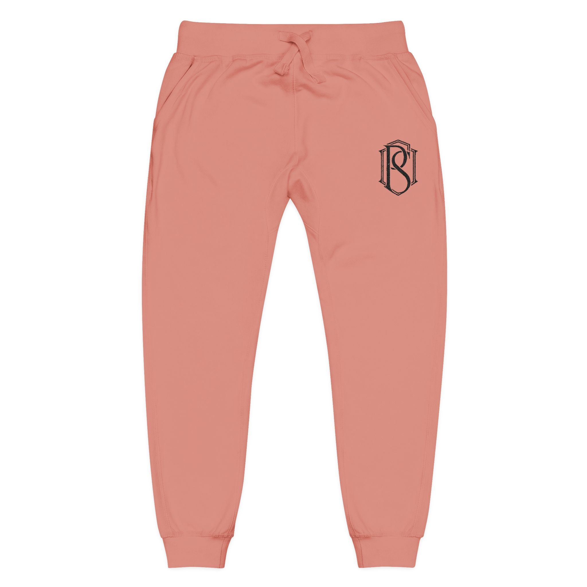 PR3PARED Embroidered Minimal Monogram Sweatpants —  Fleece Joggers