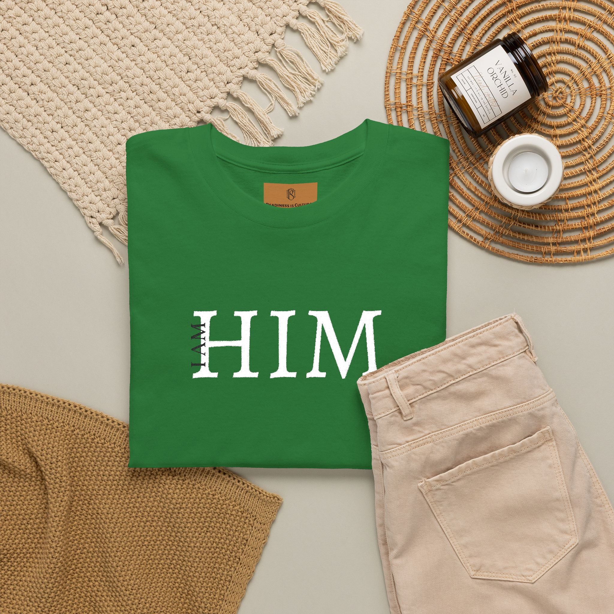PR3PARED HIM Embroidered Tee — Minimalist Graphic T‑Shirt