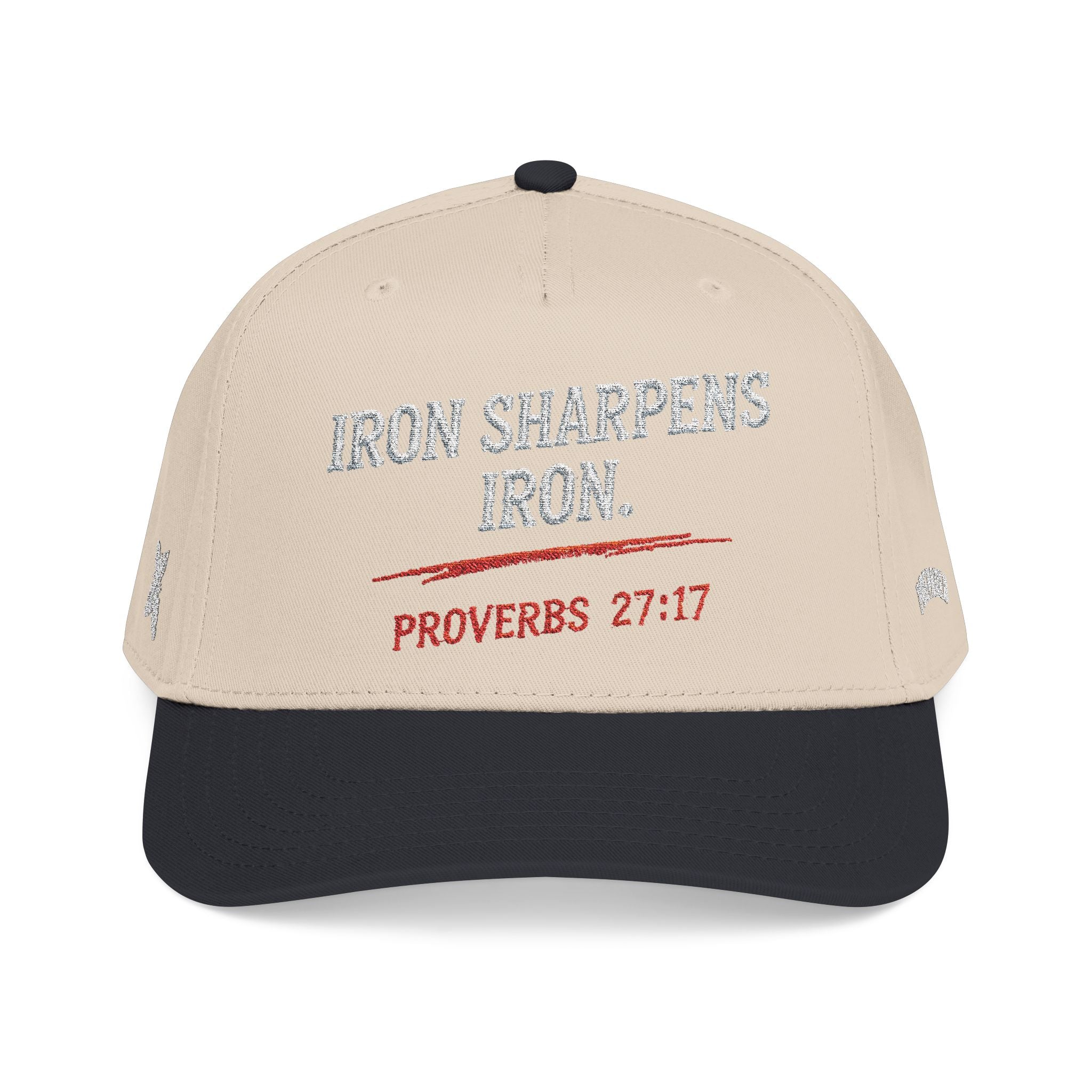 PR3PARED Embroidered Baseball Cap — "Iron Sharpens Iron" Proverbs 27:17 Embroidered Hat