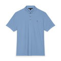 PR3PARED Mercer+Mettle Stretch Jersey Embroidered Polo — Minimal Monogram Chest Logo