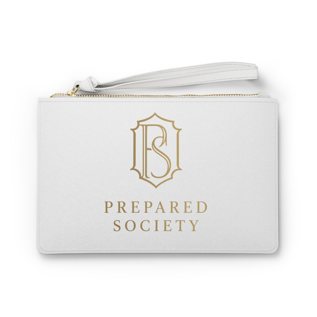 PR3PARED Clutch Bag — Elegant Monogram Wristlet Purse