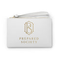 PR3PARED Clutch Bag — Elegant Monogram Wristlet Purse