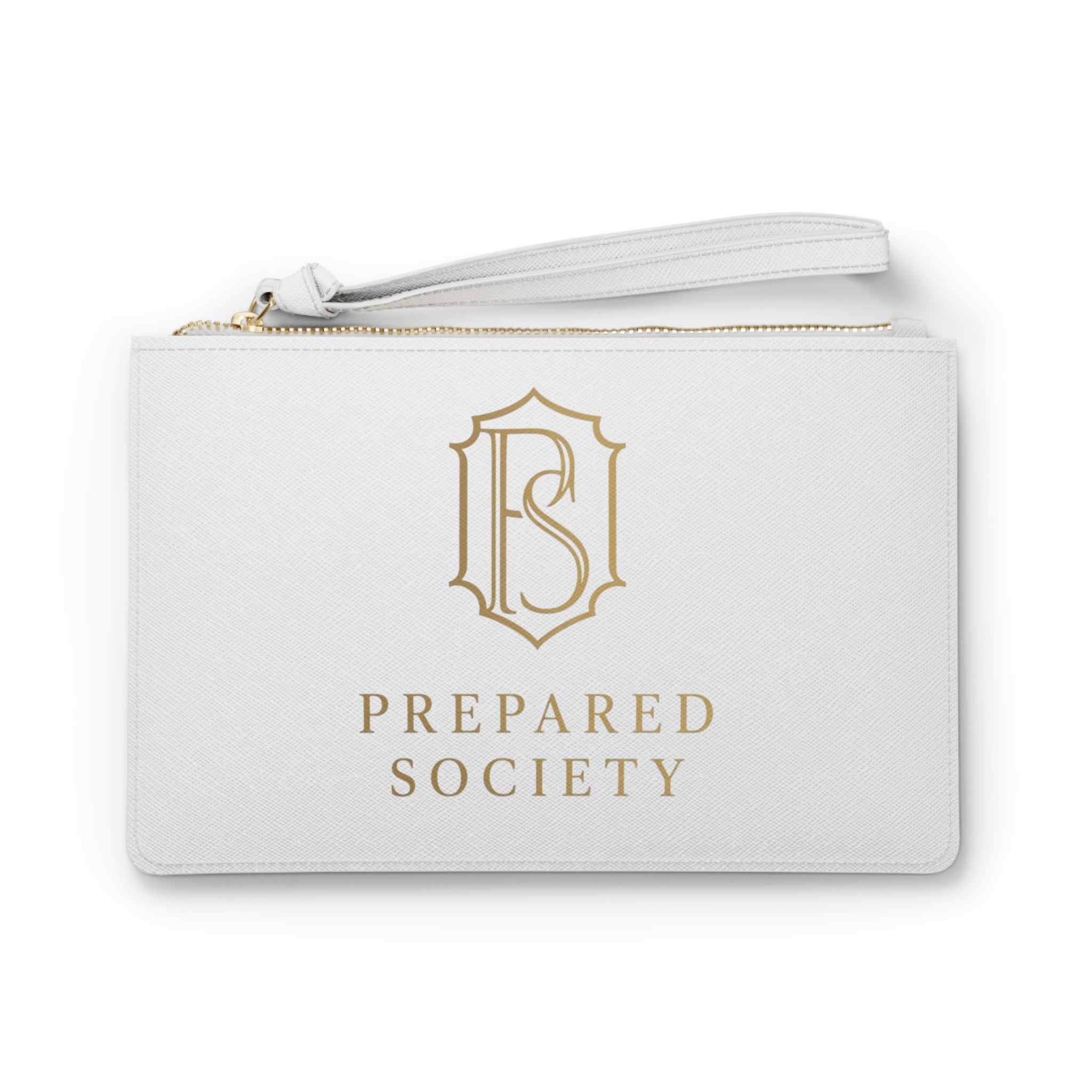 PR3PARED Clutch Bag — Elegant Monogram Wristlet Purse