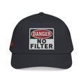 PR3PARED No Filter Baseball Cap — 'Danger' Graphic Mid Profile Hat