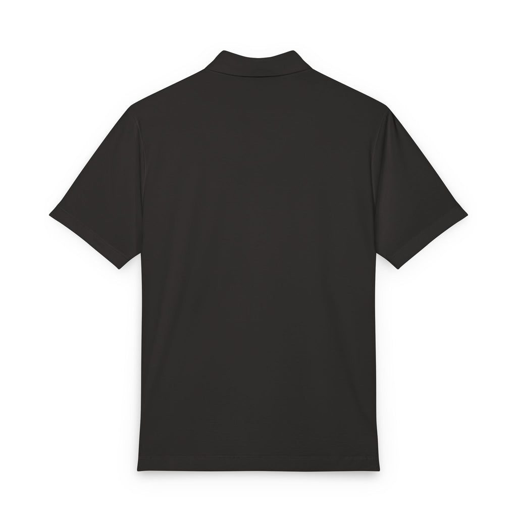 PR3PARED Mercer+Mettle Stretch Jersey Embroidered Polo — Minimal Monogram Chest Logo