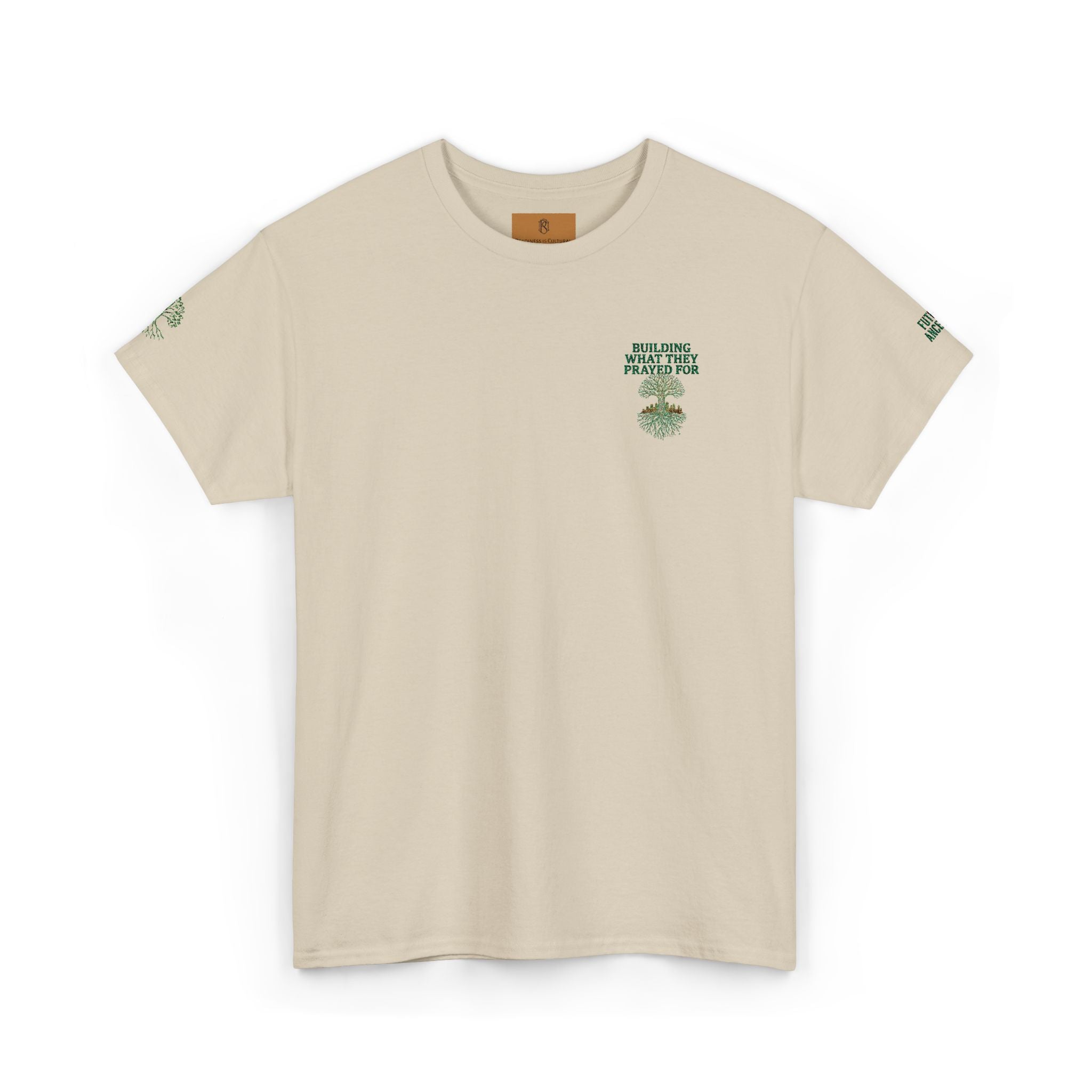 PR3PARED Embroidered Tee — “What They Prayed For” Graphic Cotton T-Shirt