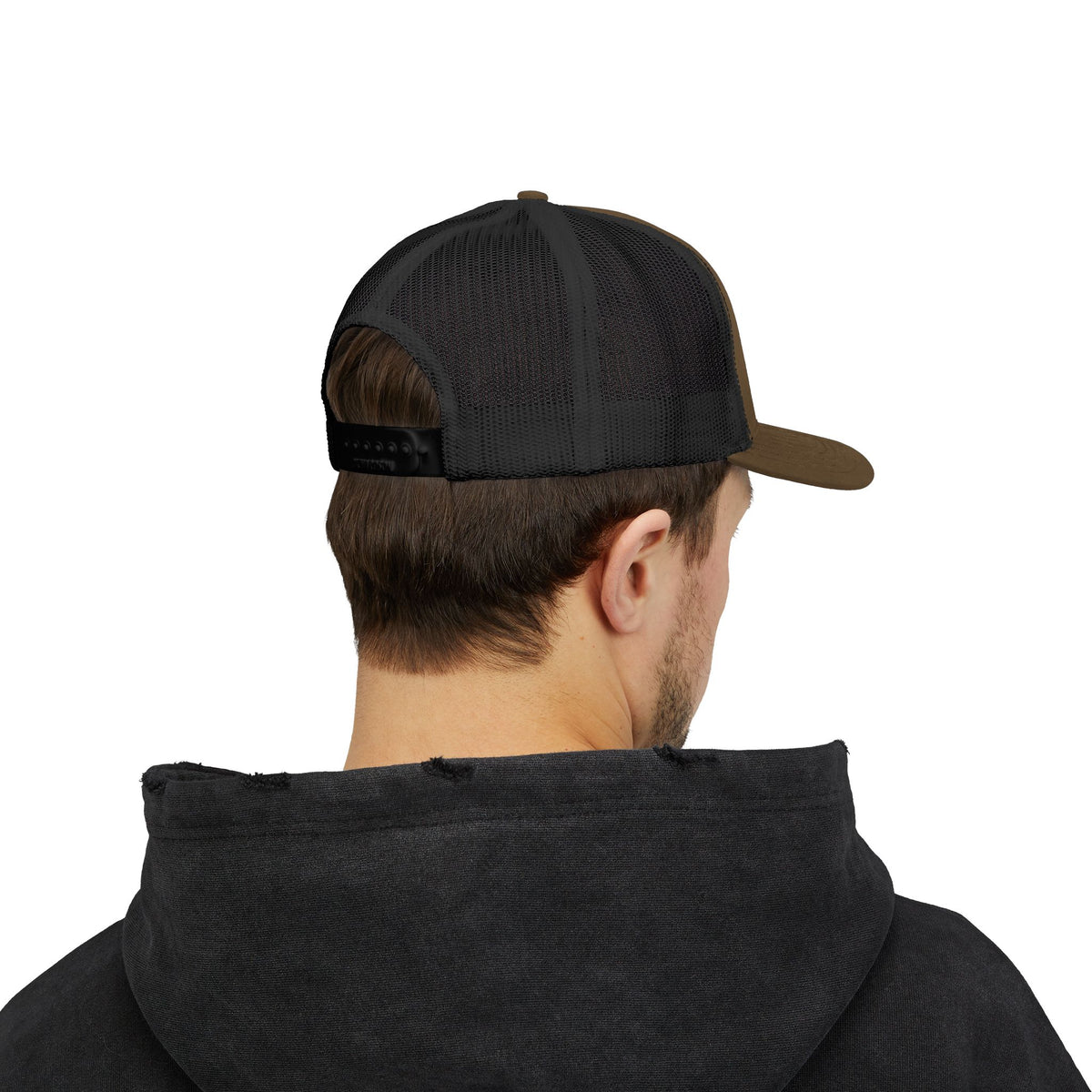 PR3PARED Iron Sharpens Iron Snapback Trucker Cap — Proverbs 27:17 Christian Mesh Hat