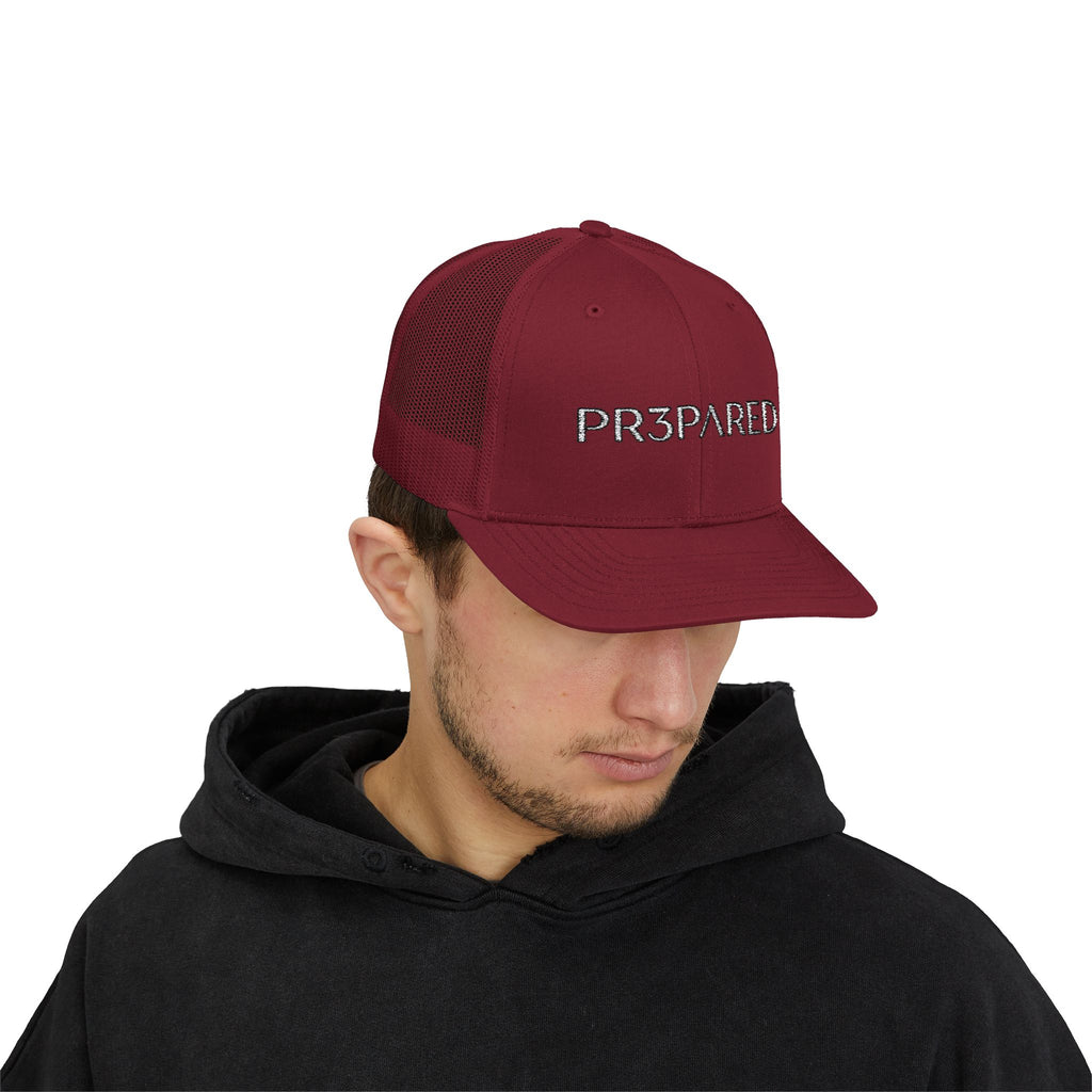 PR3PARED Trucker Embroidered Cap - Tactical Prepper Snapback Hat