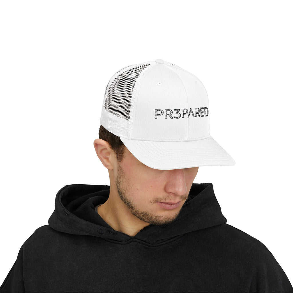 PR3PARED Trucker Embroidered Cap - Tactical Prepper Snapback Hat