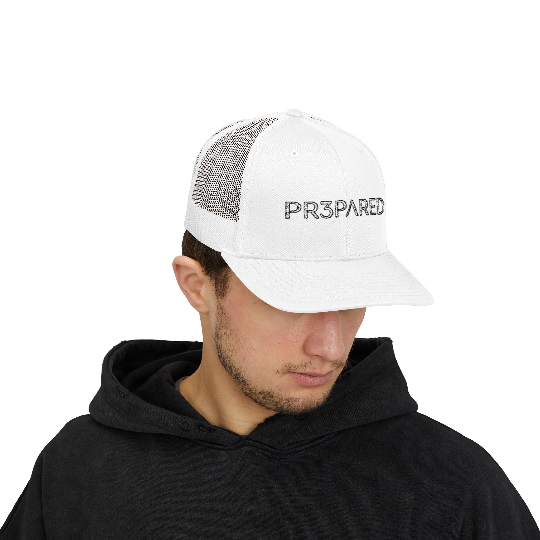 PR3PARED Trucker Embroidered Cap - Tactical Prepper Snapback Hat