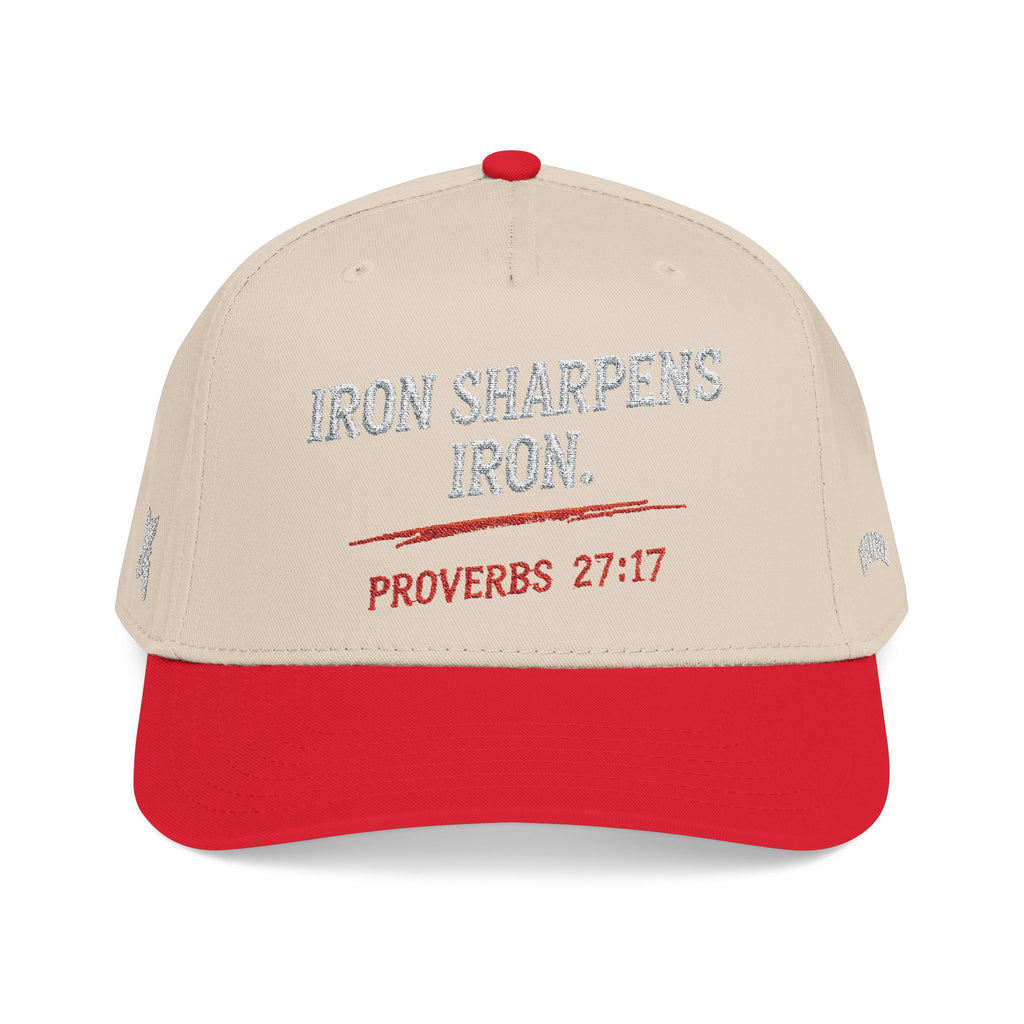 PR3PARED Embroidered Baseball Cap — "Iron Sharpens Iron" Proverbs 27:17 Embroidered Hat