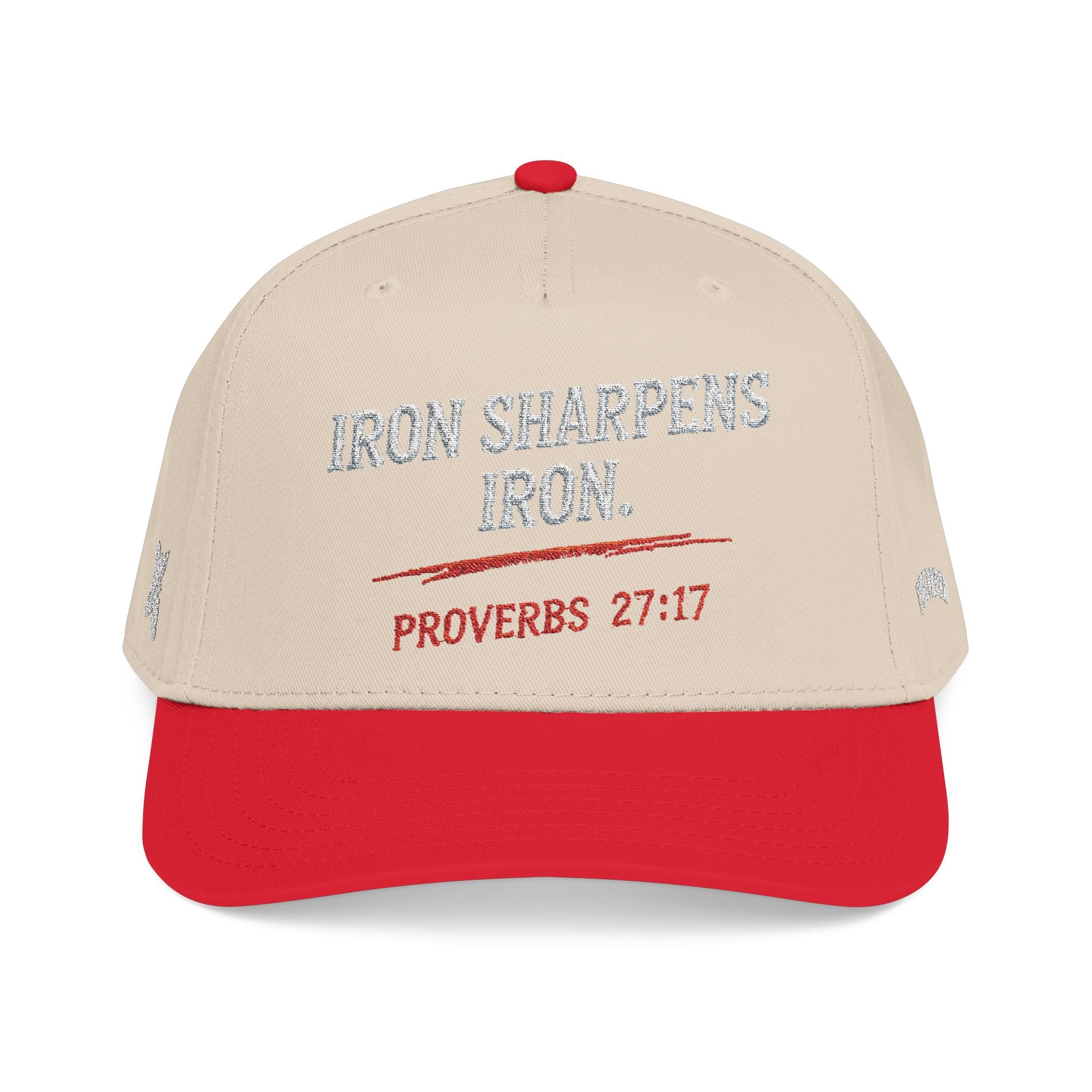 PR3PARED Embroidered Baseball Cap — "Iron Sharpens Iron" Proverbs 27:17 Embroidered Hat