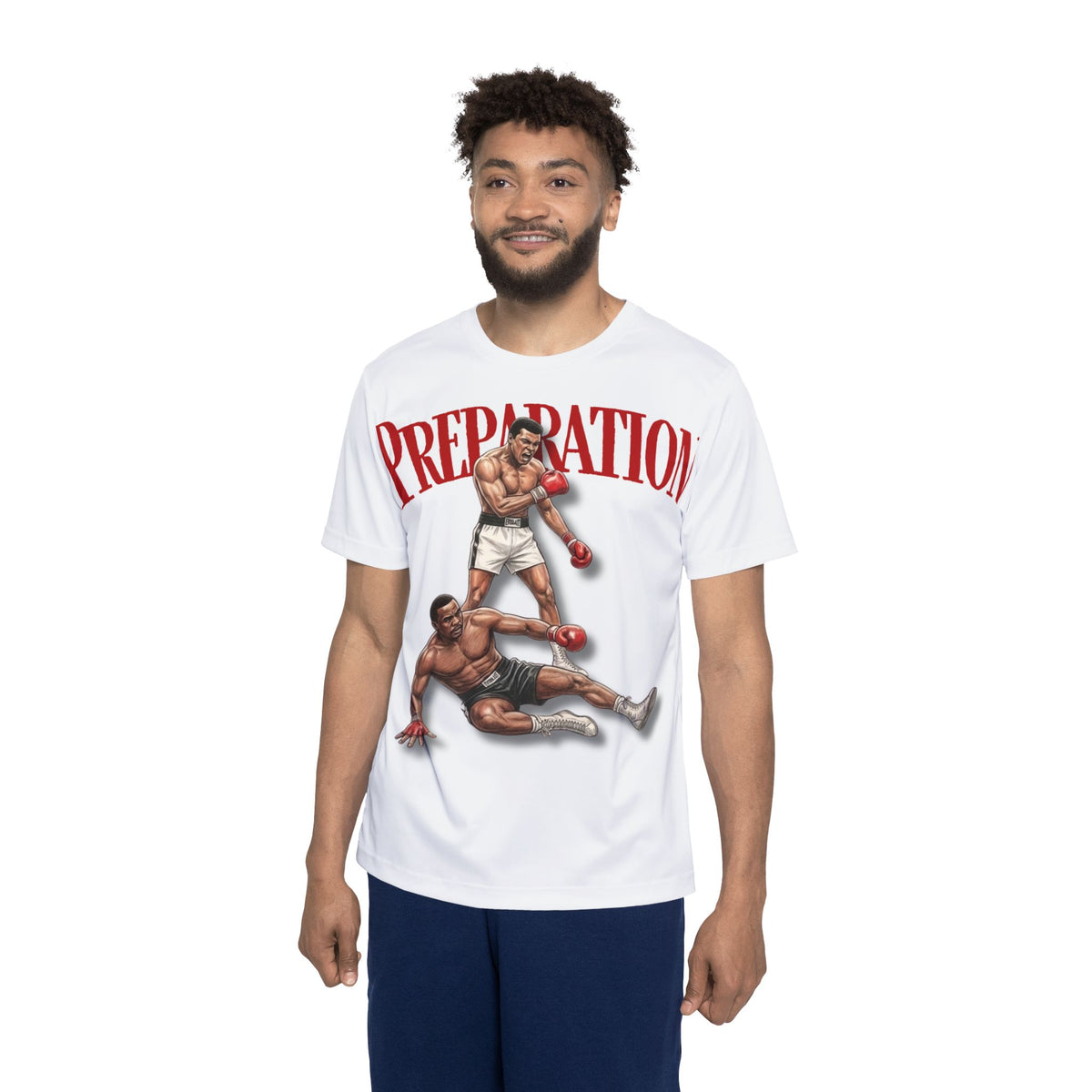 PR3PARED Motivational Boxing Jersey Tee — “Preparation Meets Opportunity” Athletic Tee
