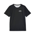 PR3PARED Graphic Sports Jersey Tee — Black All-Over Print Athletic Tee