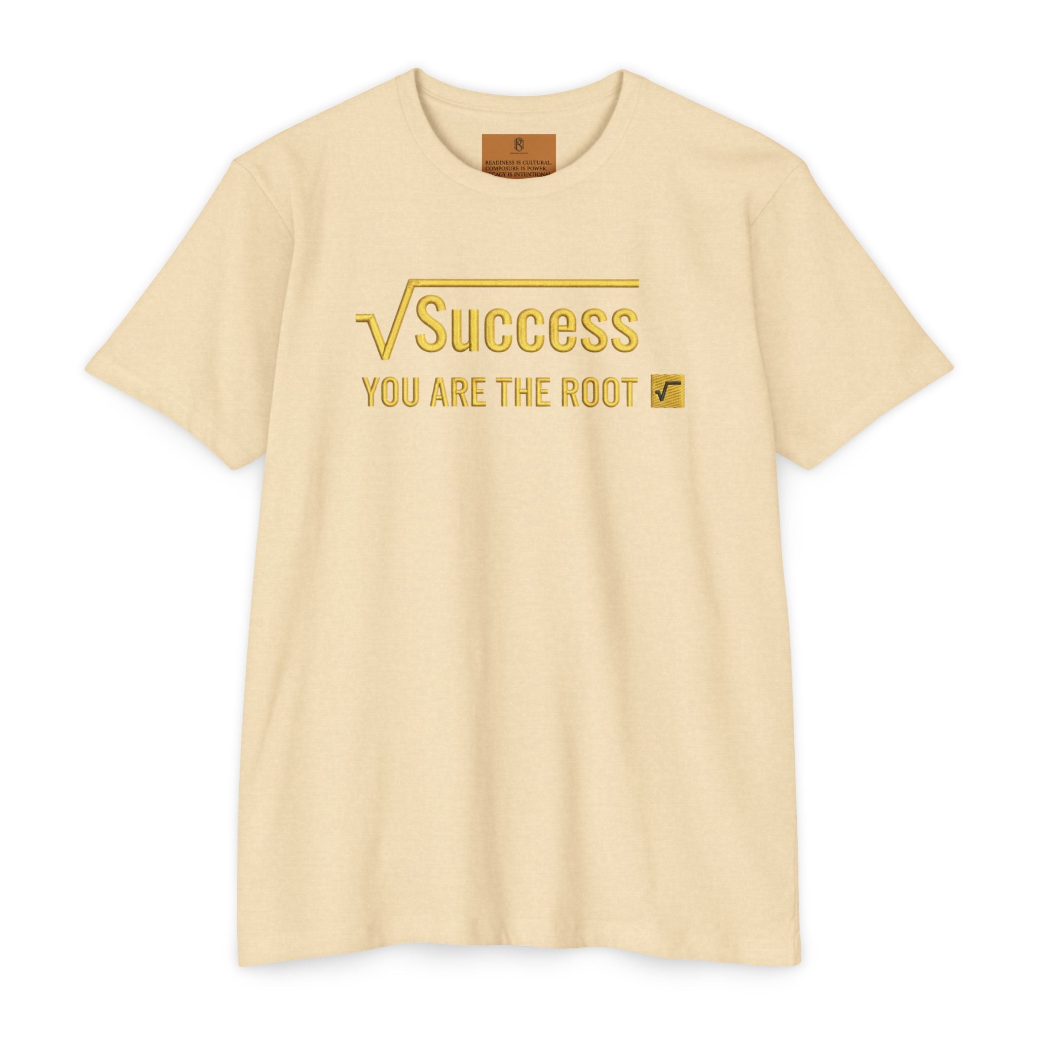 PR3PARED Success Square Root T‑Shirt — "You Are The Root" Math Graphic Tee