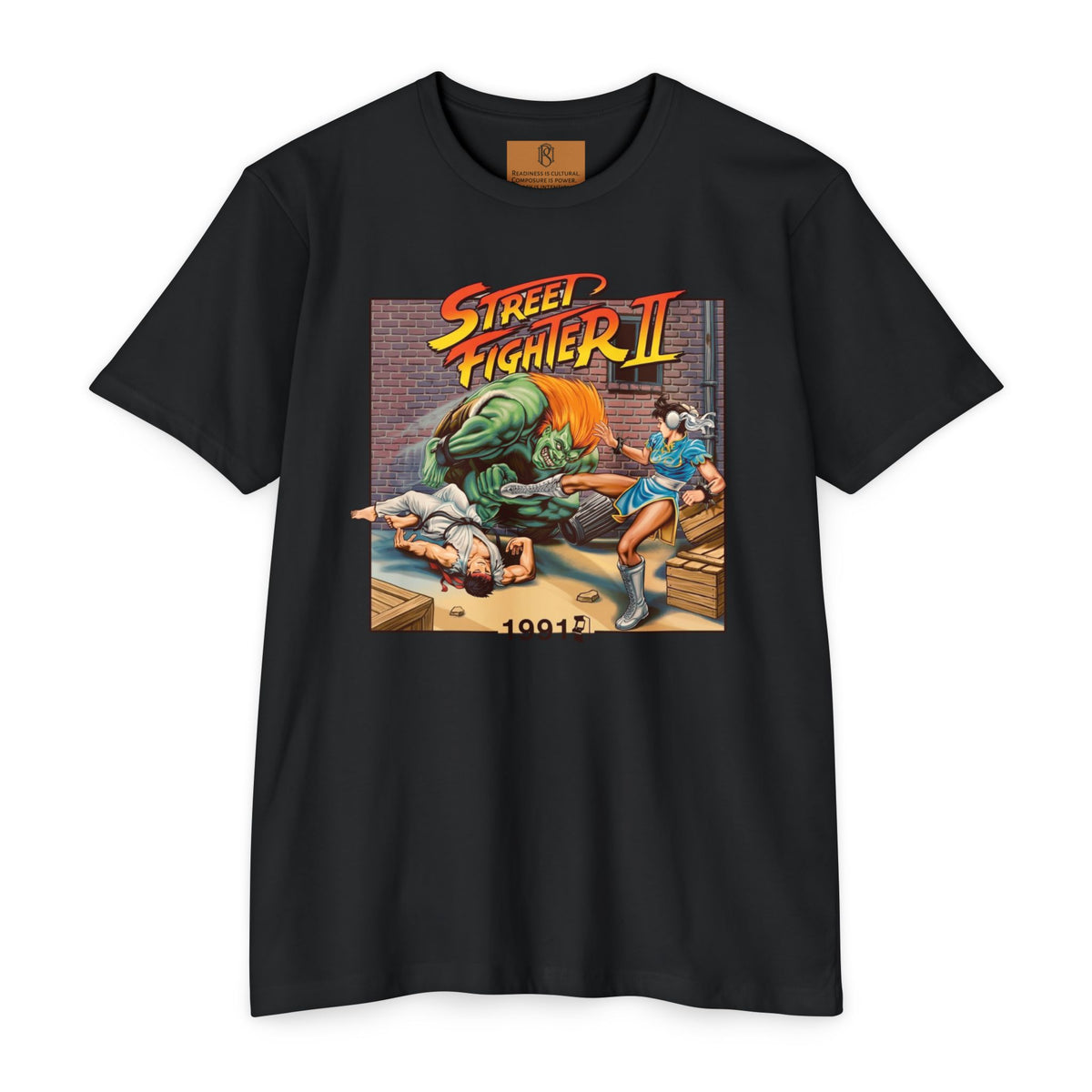 PR3PARED Street Fighter II Retro T‑Shirt – 1991 Arcade Game Graphic Tee