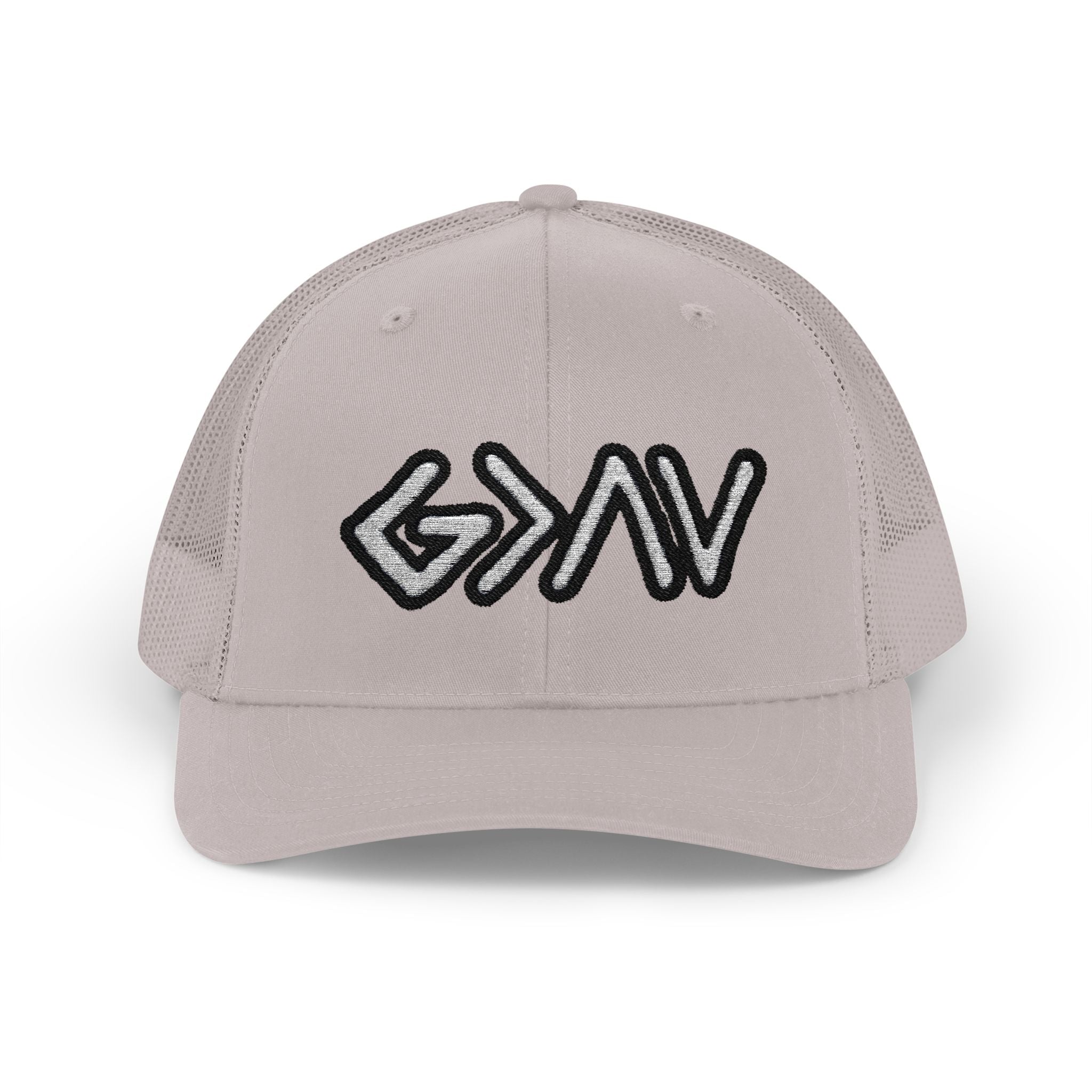 PR3PARED GOD>Ups & Downs Trucker Cap – Embroidered Snapback Mesh Hat