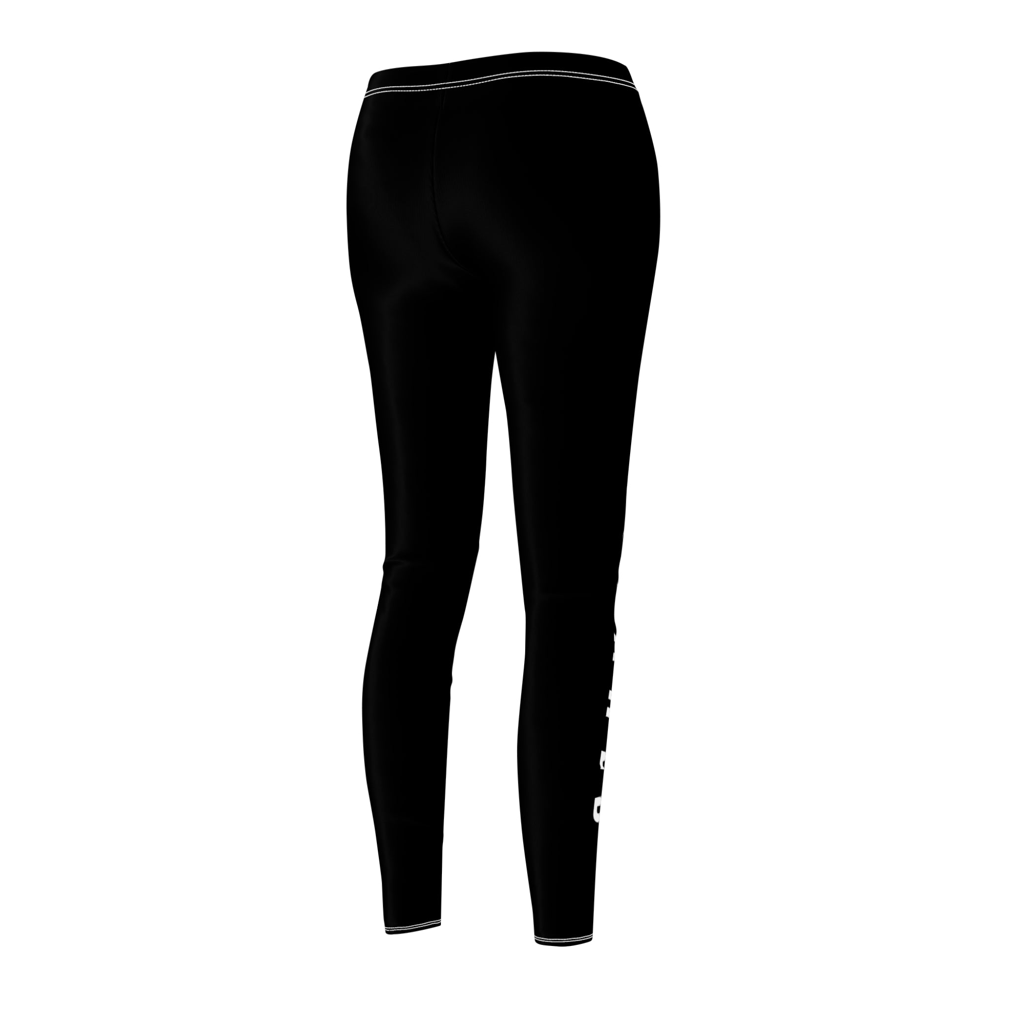 PR3PARED Leggings — Bold  Side-Print Black Athletic Leggings