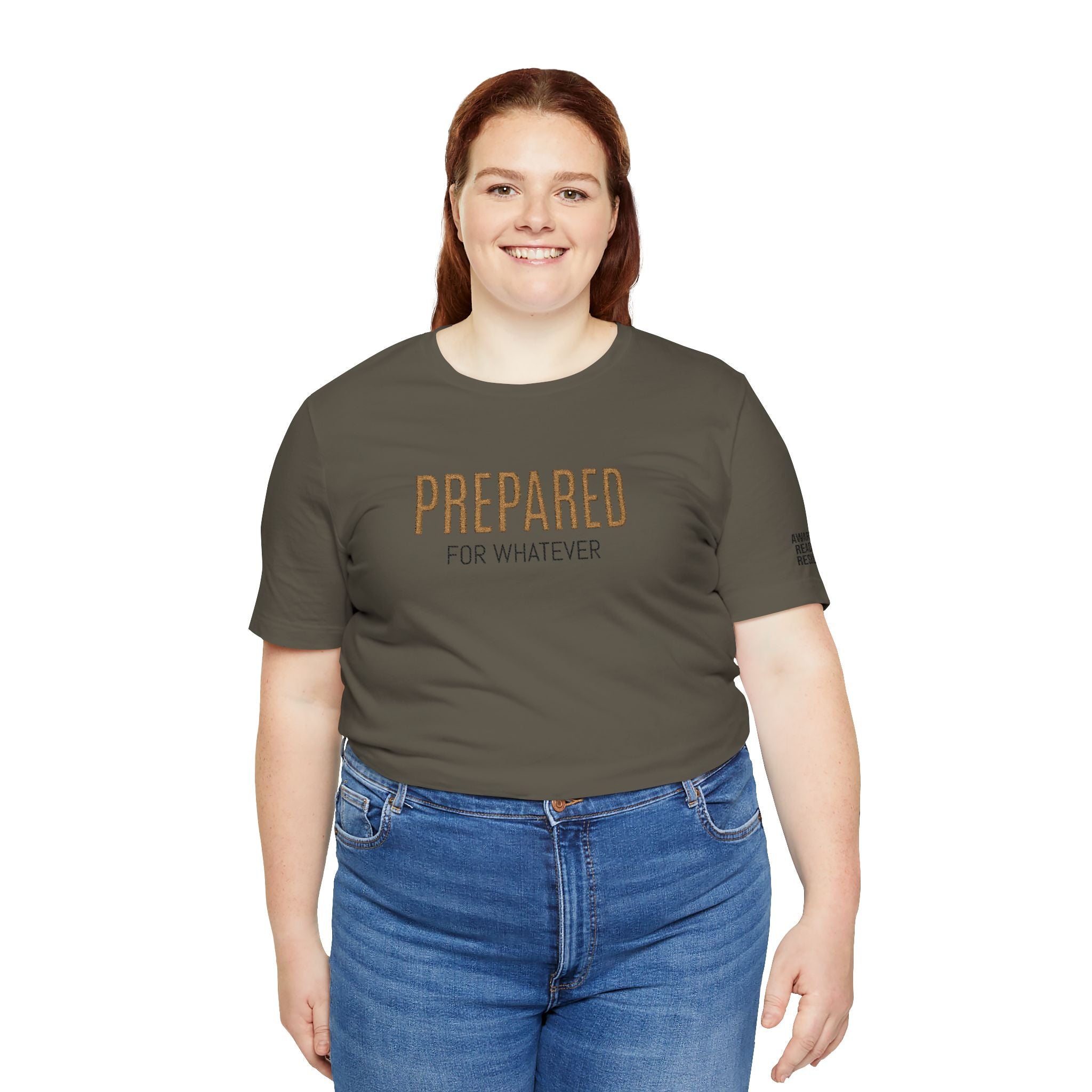 PR3PARED For Whatever Tee — Casual Motivational Short Sleeve Shirt