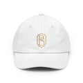PR3PARED Embroidered Monogram Dad Hat – Vintage Gold Crest Cap