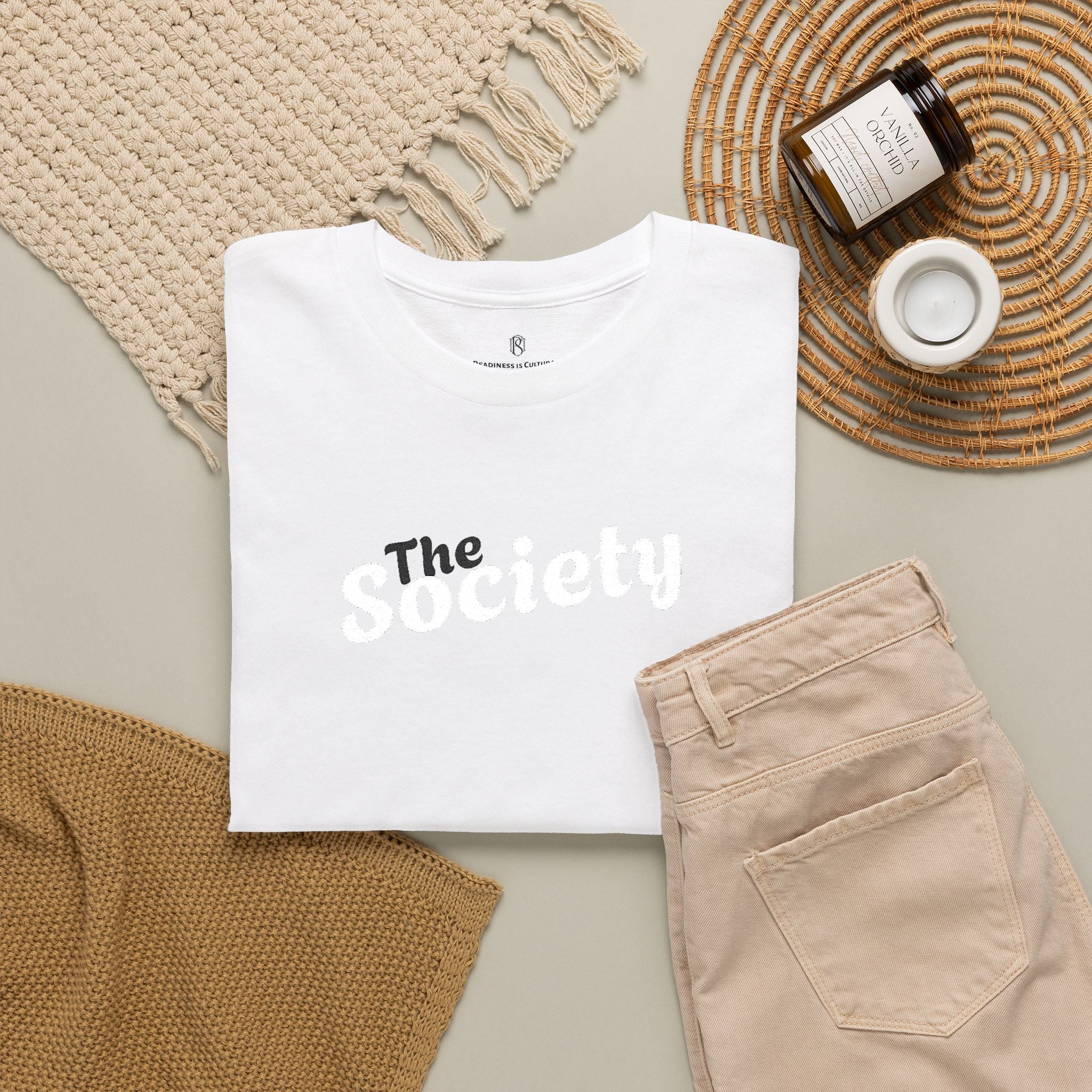 PR3PARED The Society Embroidered T-Shirt —  Graphic Tee