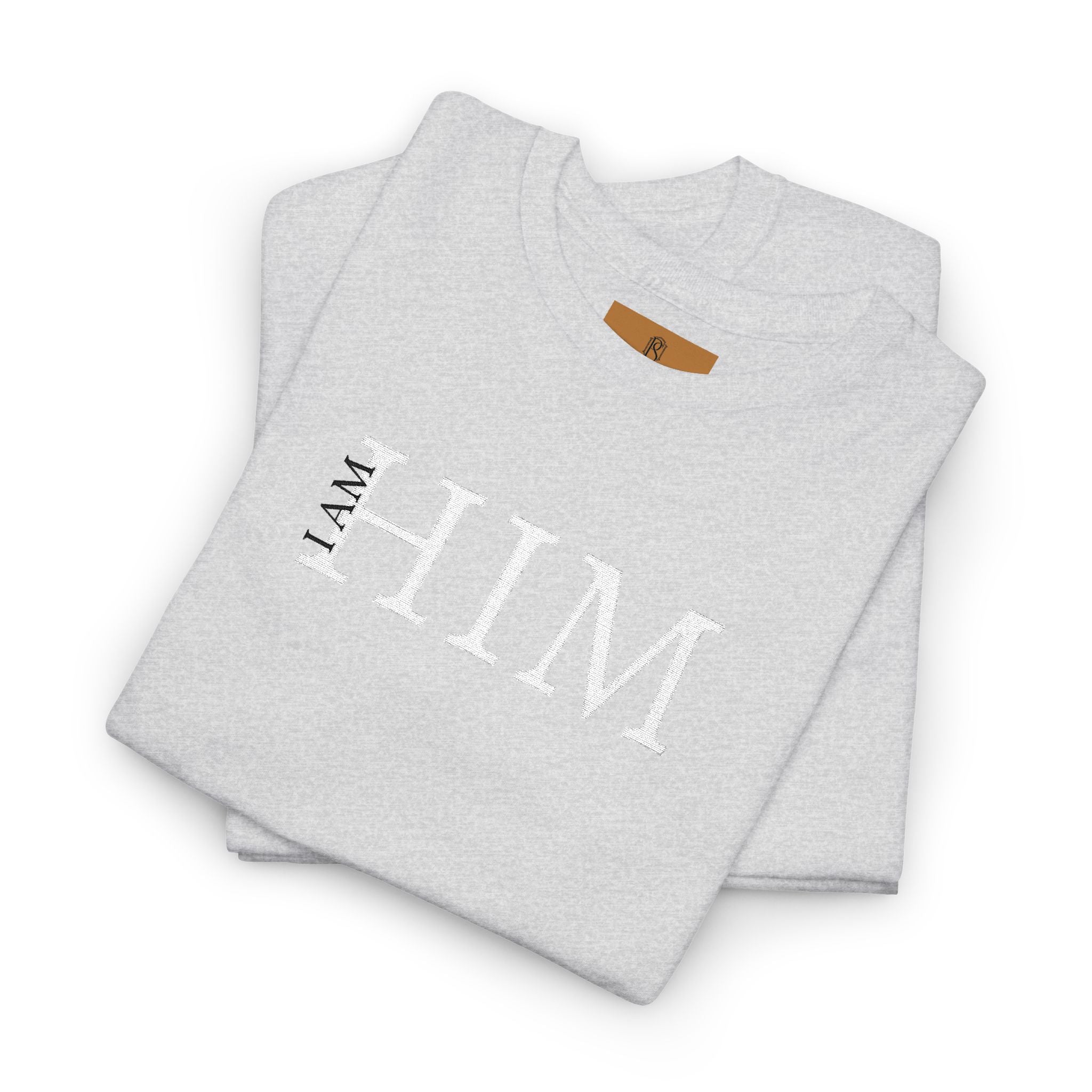 PR3PARED HIM Embroidered Tee — Minimalist Graphic T‑Shirt