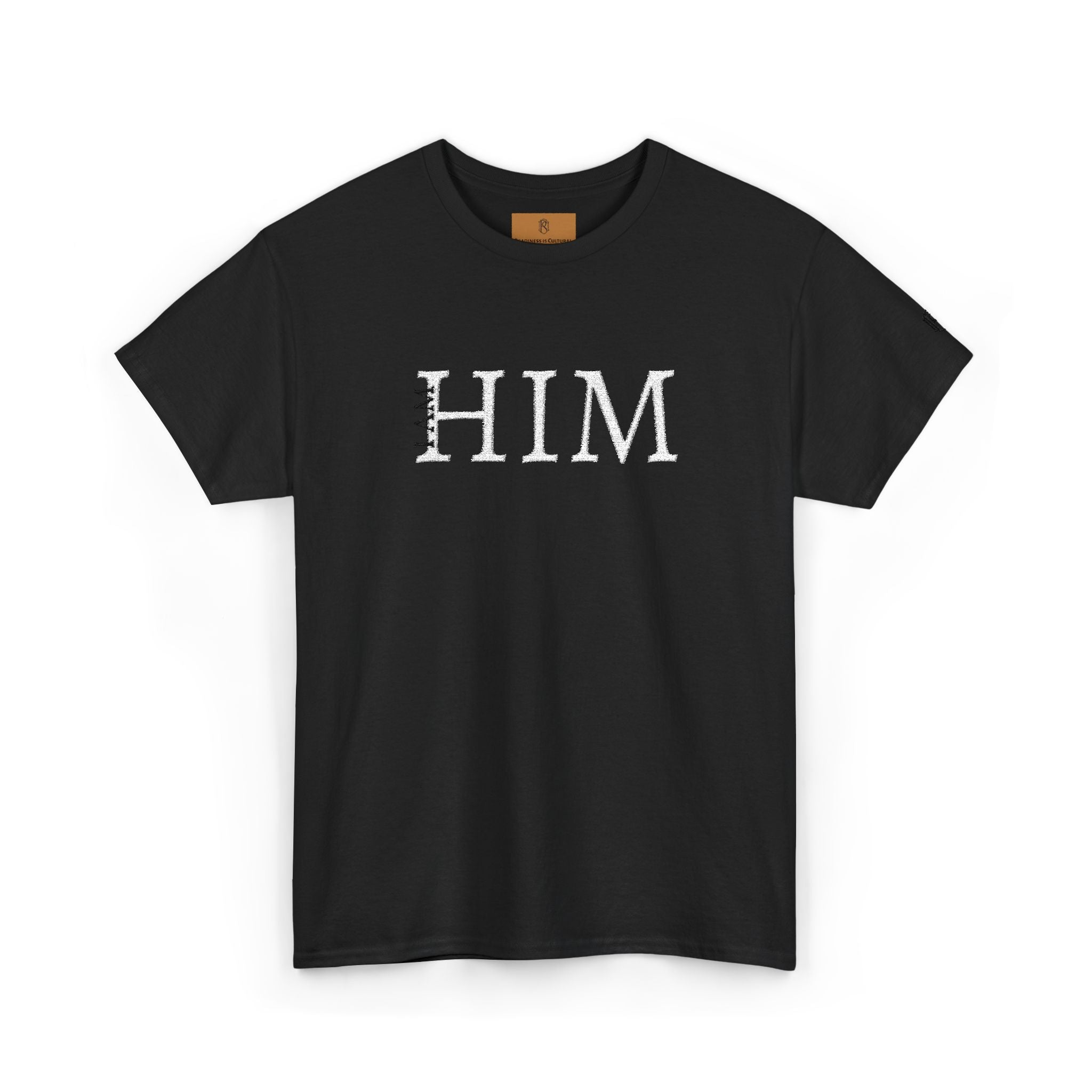 PR3PARED HIM Embroidered Tee — Minimalist Graphic T‑Shirt