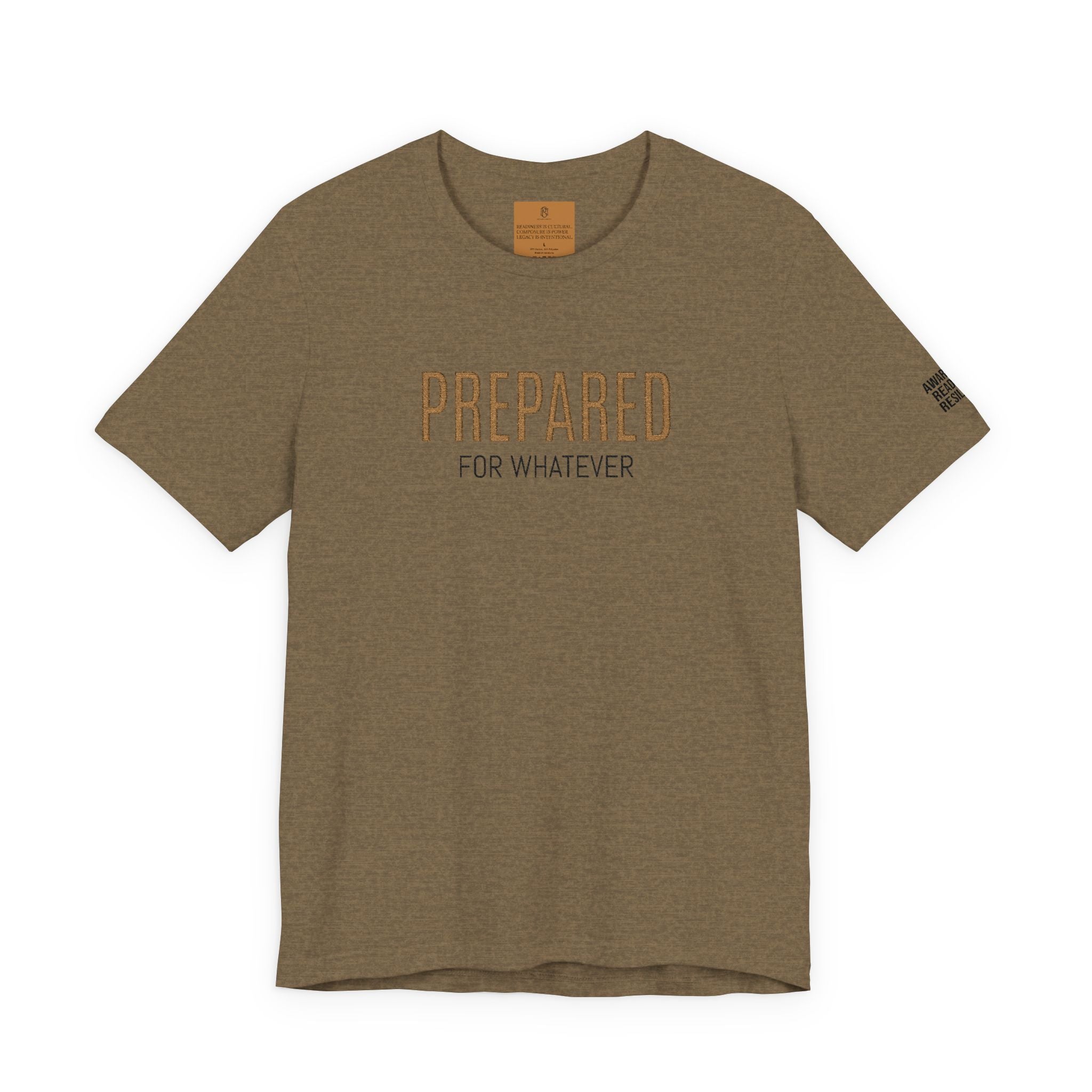 PR3PARED For Whatever Tee — Casual Motivational Short Sleeve Shirt