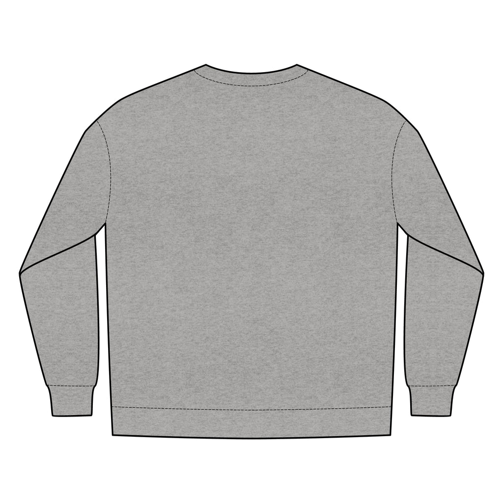PR3PARED Minimal Gold Crest Embroidered Crewneck Sweatshirt