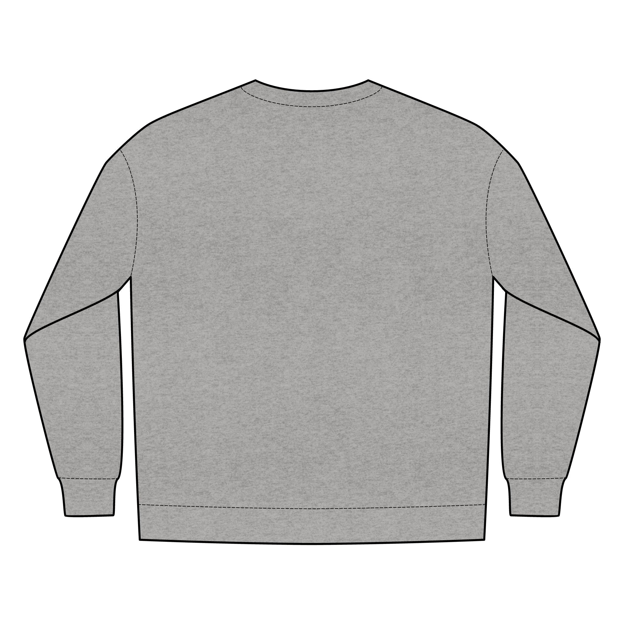 PR3PARED Minimal Gold Crest Embroidered Crewneck Sweatshirt