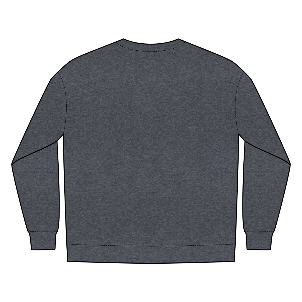 PR3PARED Minimal Gold Crest Embroidered Crewneck Sweatshirt