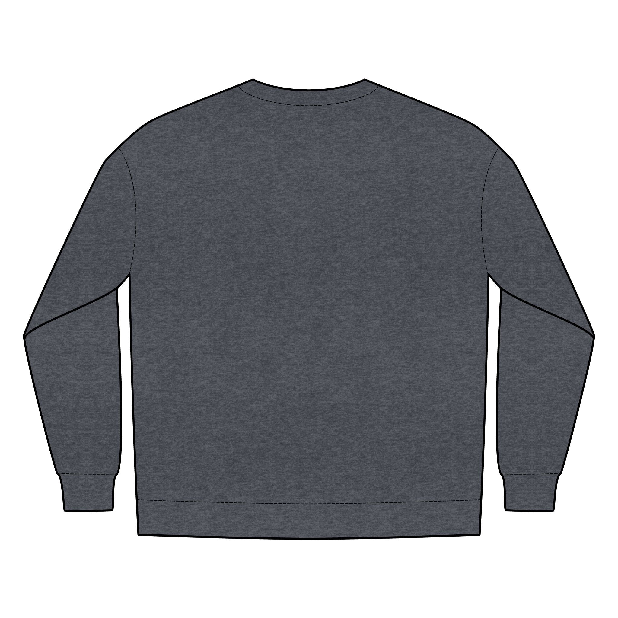 PR3PARED Minimal Gold Crest Embroidered Crewneck Sweatshirt