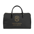 PR3PARED Faux Leather Travel Bag — ‘Awareness. Readiness. Resilience.’ Weekender Duffle