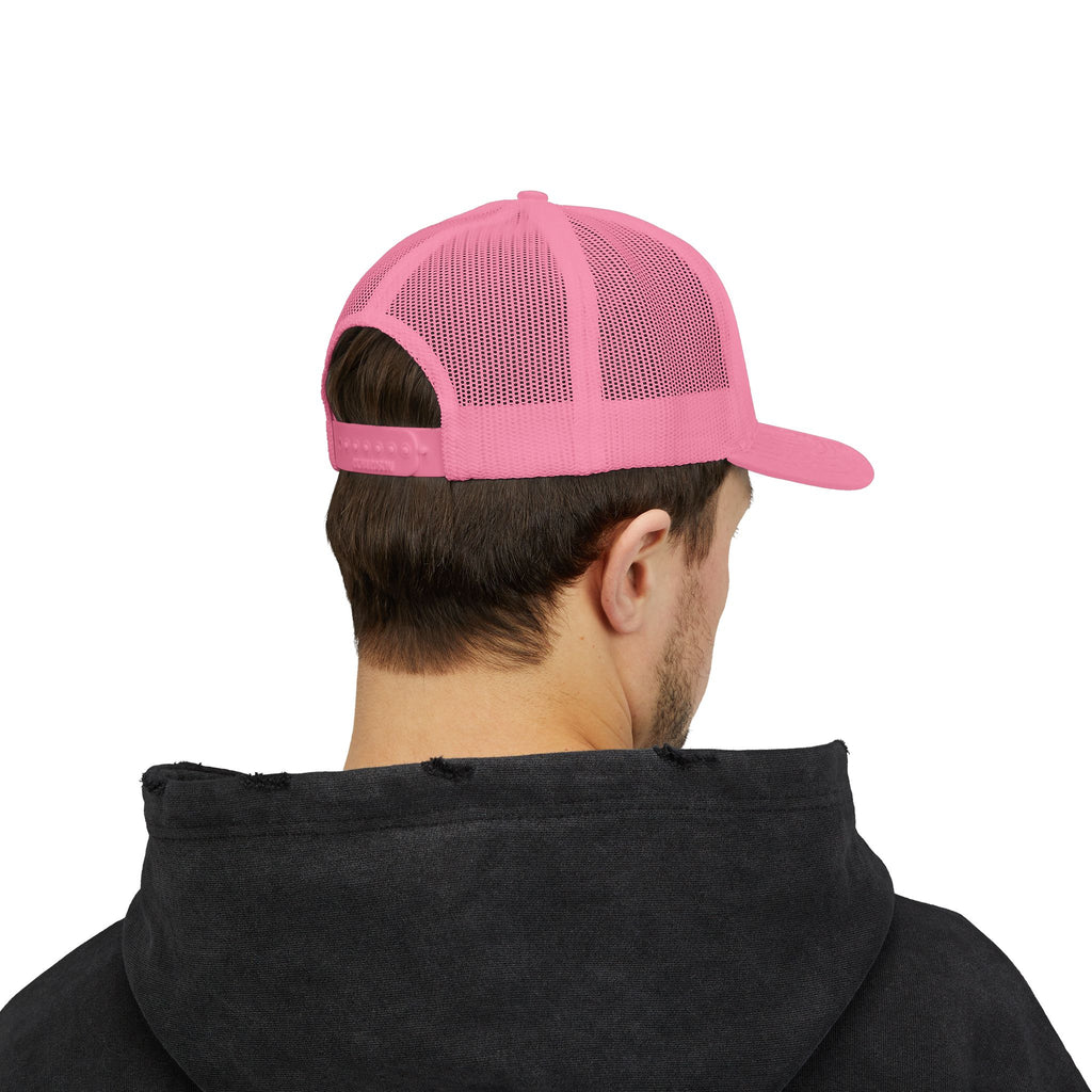 PR3PARED GOD>Ups & Downs Trucker Cap – Embroidered Snapback Mesh Hat