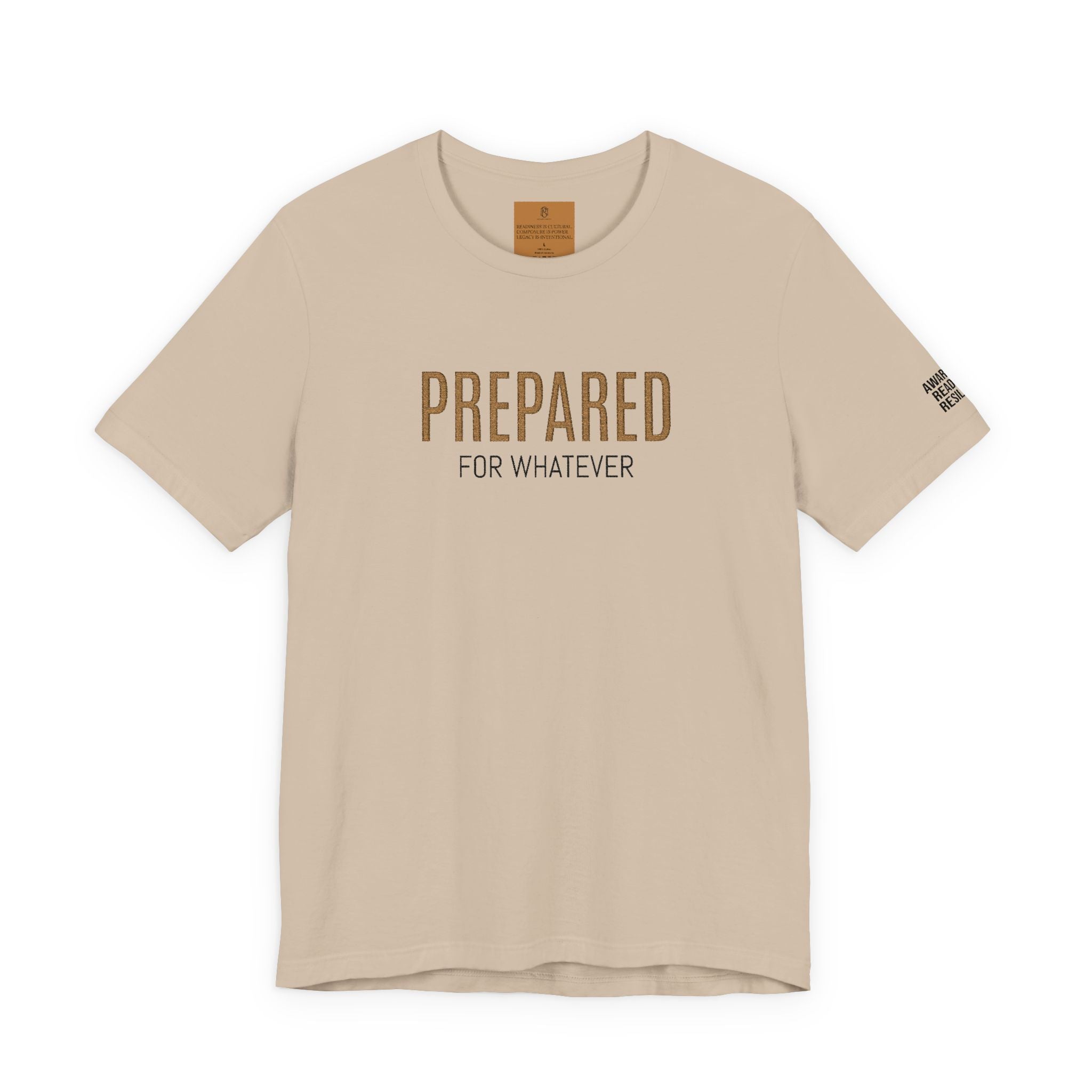 PR3PARED For Whatever Tee — Casual Motivational Short Sleeve Shirt