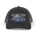 PR3PARED Snapback Embroidered Trucker Cap — 'The Next Wave Be Prepared' Ocean Patch Hat