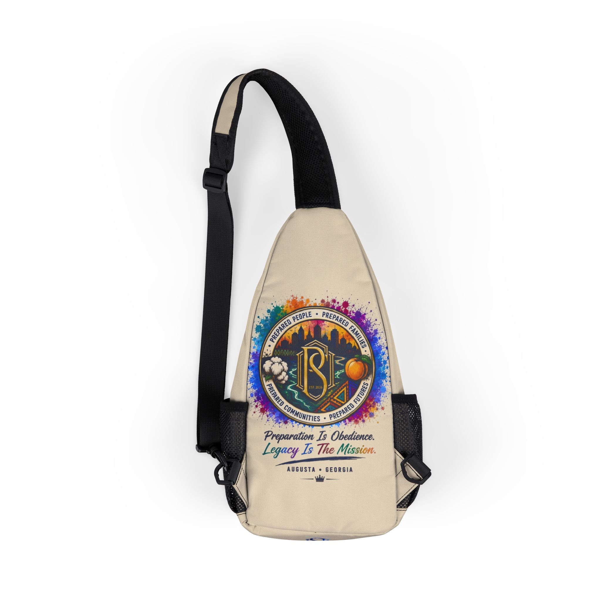 PR3PARED Chest Bag — Augusta Made 706 Graphic Sling Bag with Vintage Logo