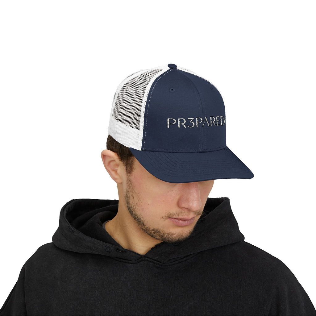 PR3PARED Trucker Embroidered Cap - Tactical Prepper Snapback Hat