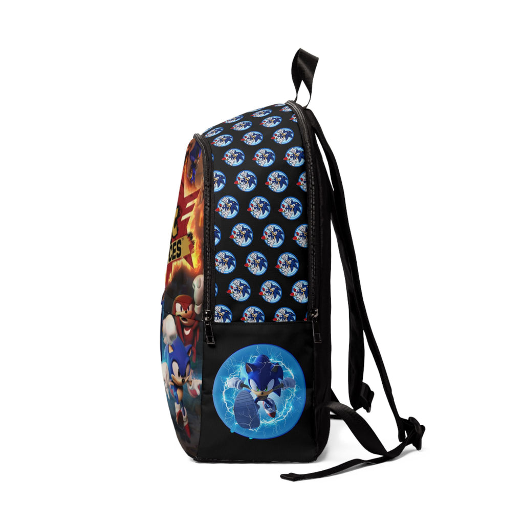 PS Sonic Forces Backpack - Kids School Bag, Video Game Backpack, Cartoon Character Bag, Gift for Gamers, Adventure Pack