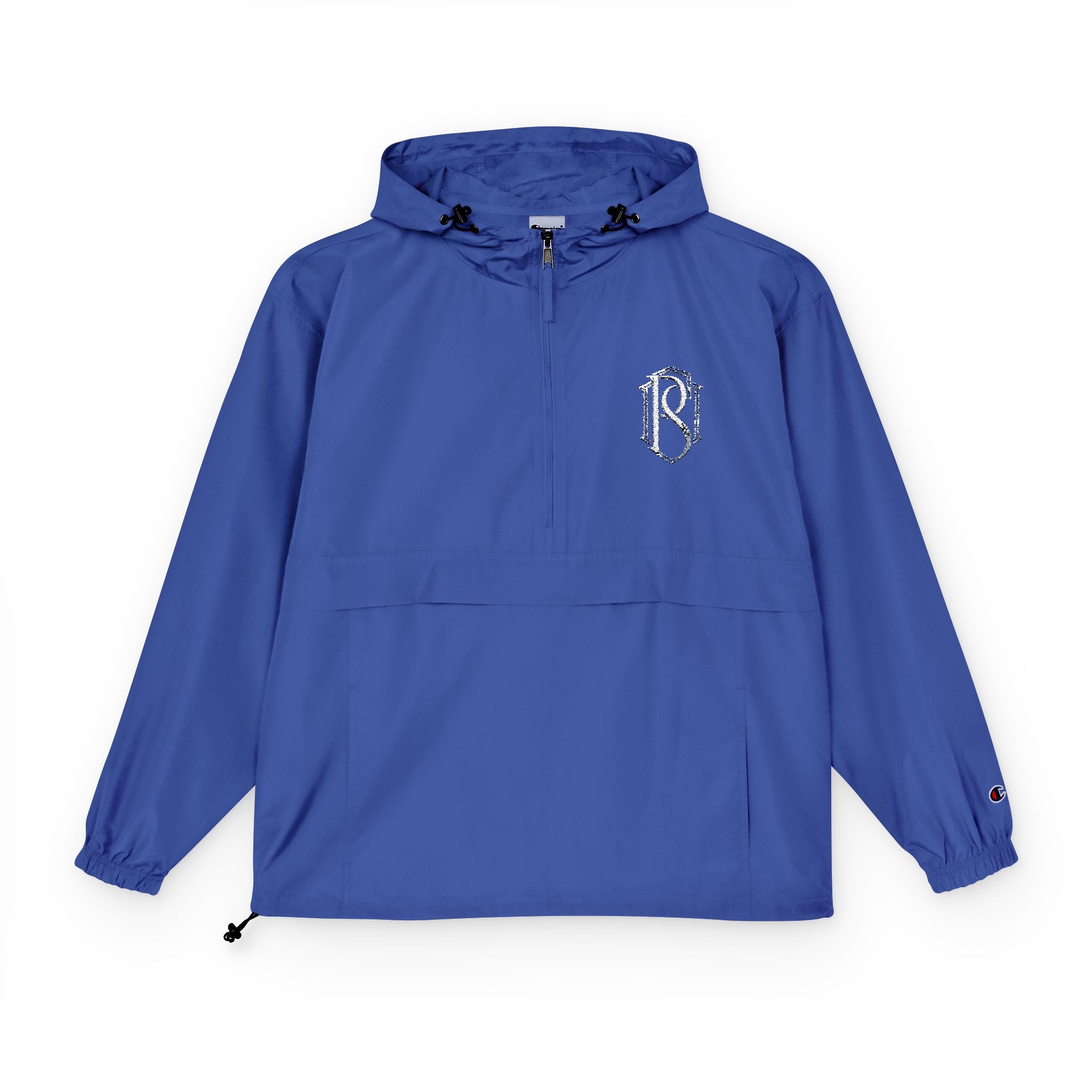 PR3PARED Packable Anorak Jacket — Minimal White Floral Logo