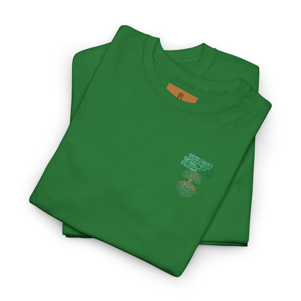 PR3PARED Embroidered Tee — “What They Prayed For” Graphic Cotton T-Shirt