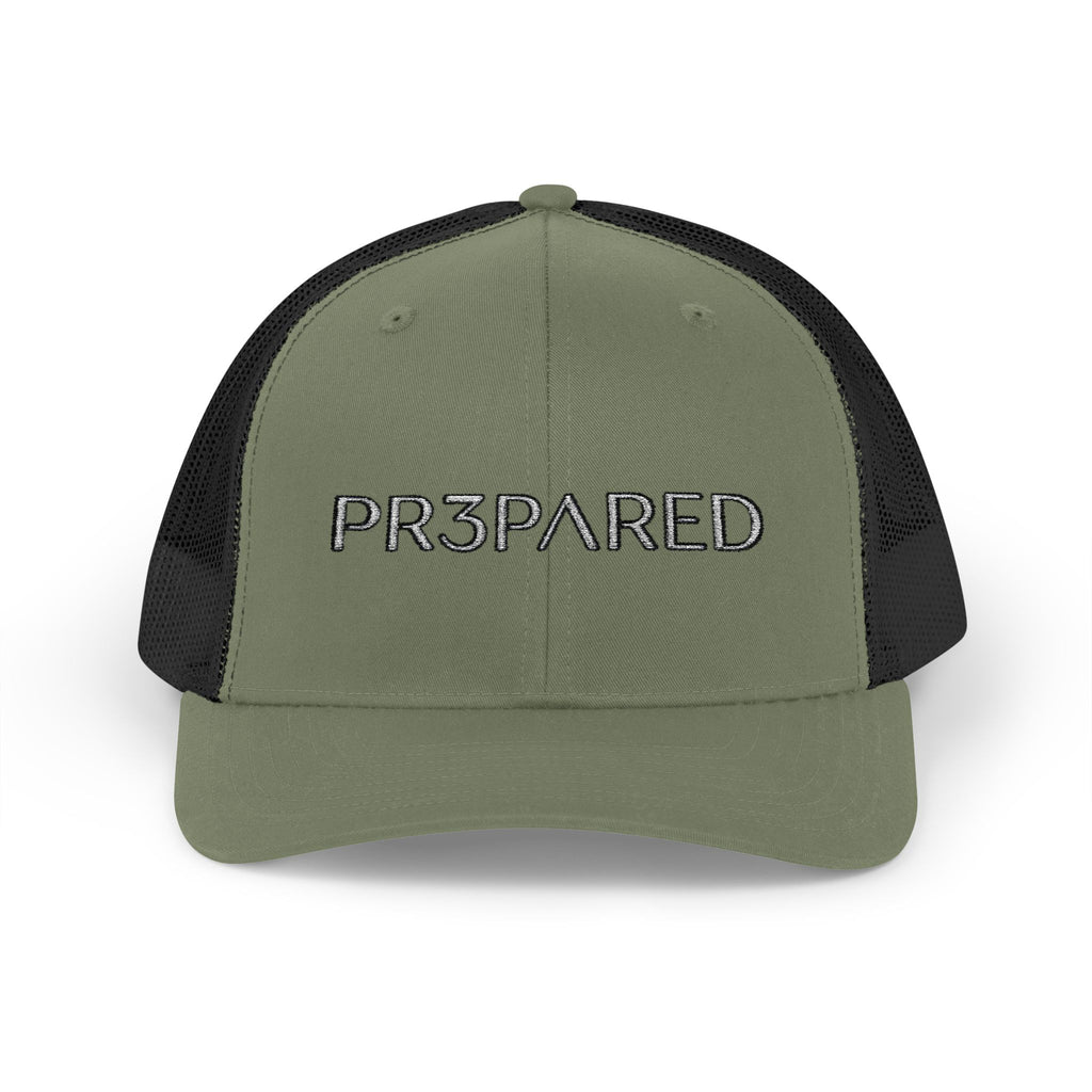 PR3PARED Trucker Embroidered Cap - Tactical Prepper Snapback Hat