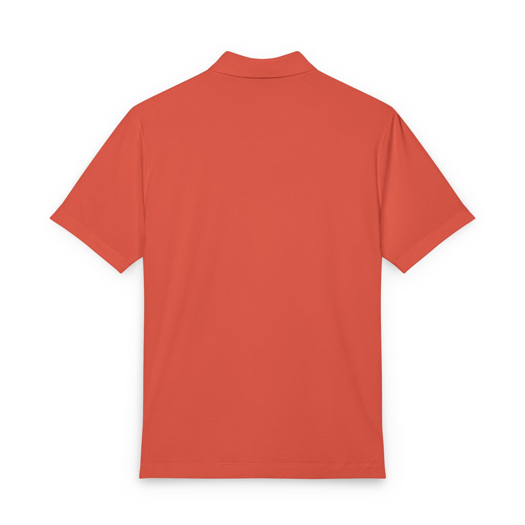 PR3PARED Mercer+Mettle Stretch Jersey Embroidered Polo — Minimal Monogram Chest Logo