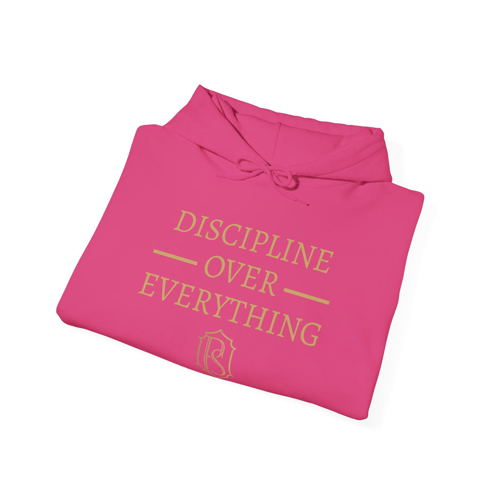 PR3PARED Discipline Over Everything Hoodie — Minimal Motivational Sweatshirt