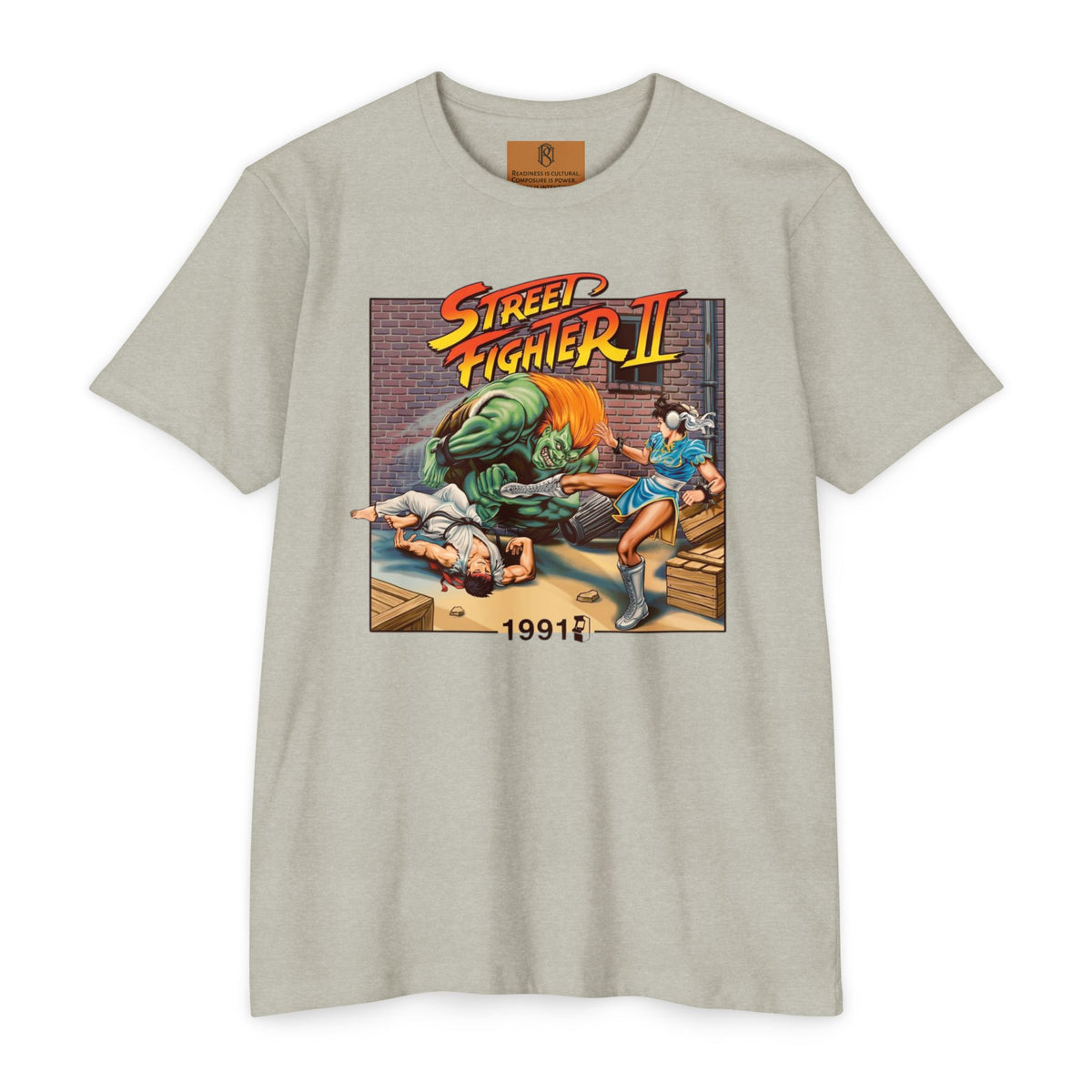PR3PARED Street Fighter II Retro T‑Shirt – 1991 Arcade Game Graphic Tee