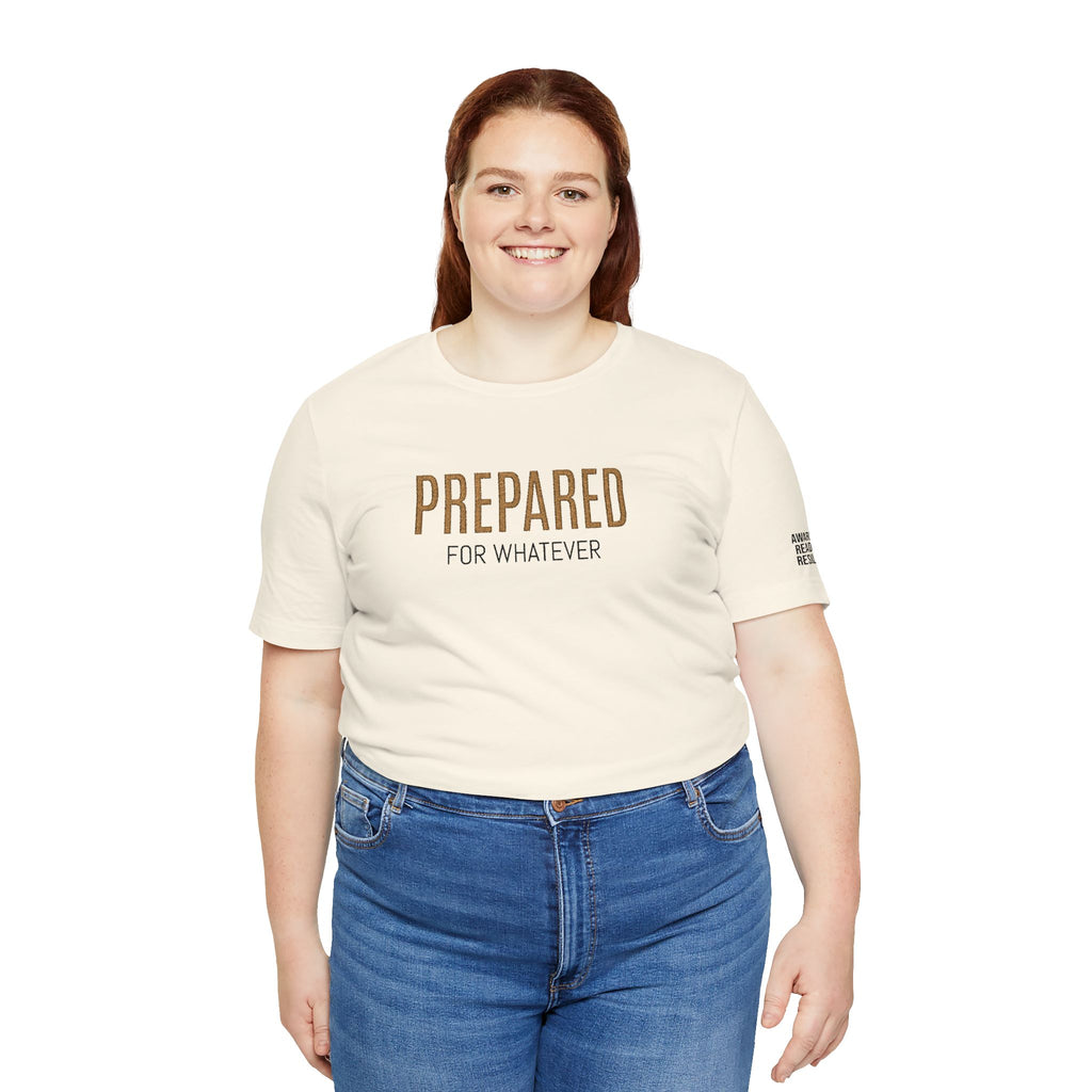 PR3PARED For Whatever Tee — Casual Motivational Short Sleeve Shirt